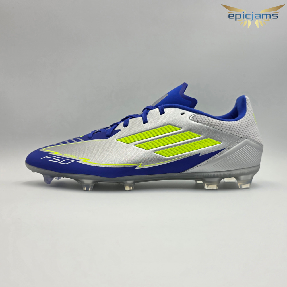 Adidas F50 League FG MG Men's Size 11.5 Soccer Cleats IG0918 Messi 1 Silver New
